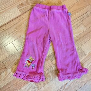 Disney Pink Flared Winnie The Pooh Joggers - 12-18m